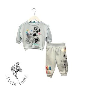 ⭐️ 5/$30 Disney Baby Minnie Mouse Matching Set size 12 Months